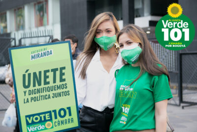 Katherine Miranda voluntarios